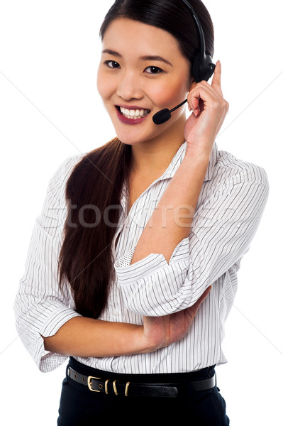 Femenino personal servicio ejecutivo clientes Foto stock © stockyimages
