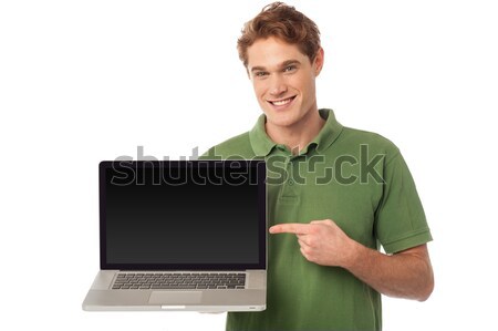 The brand new laptop is out for sale Stock photo © stockyimages