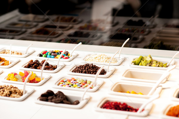 Colorful toppings to add extra flavor Stock photo © stockyimages