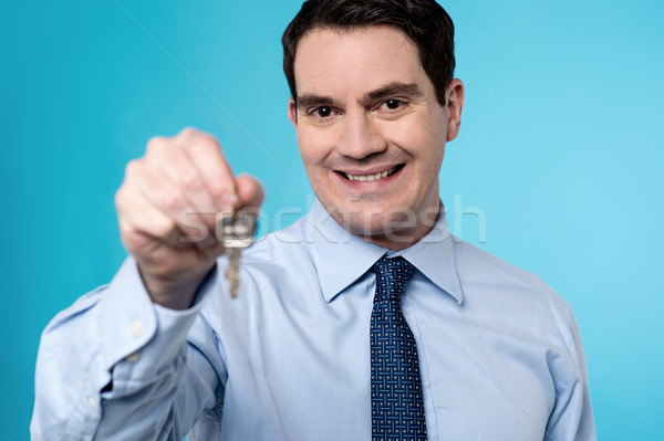 Take the key, it's yours! Stock photo © stockyimages
