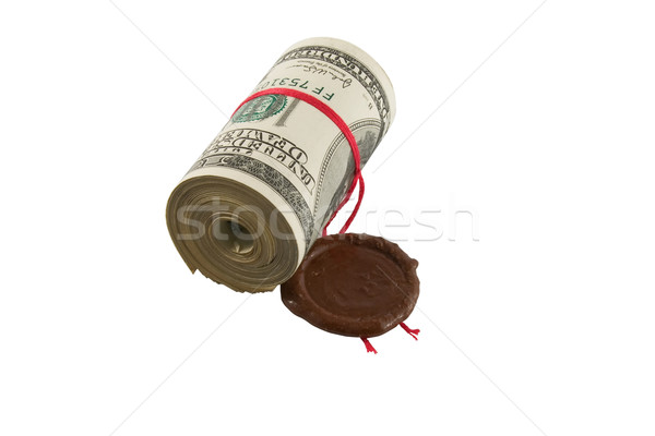 Dollars, roll, sealed Stock photo © stokato