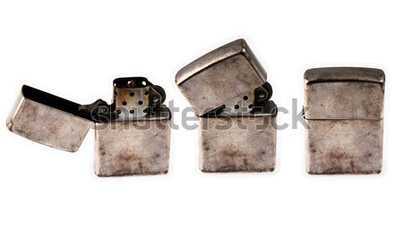 Brass cigarette lighters Stock photo © stokato