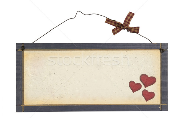 Wood notice board Stock photo © stokato