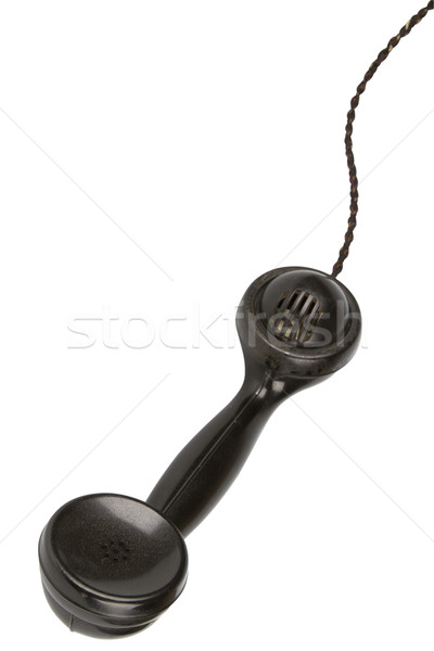 Stock photo: Retro Black Telephone Receiver