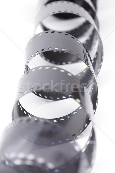 35mm film negatif spiral beyaz teknoloji Stok fotoğraf © stokato