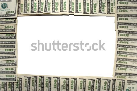 Frame of dollars Stock photo © stokato