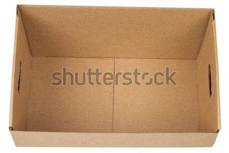 Açmak boş kutu yalıtılmış Stok fotoğraf © stokato