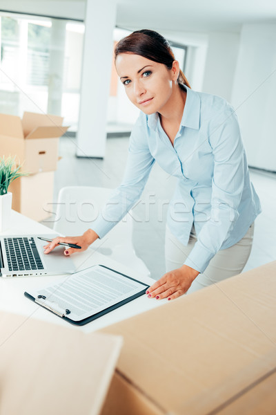 Office relocation checklist Stock photo © stokkete