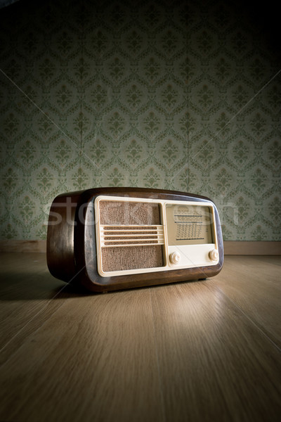 Old fashioned radio Stock photo © stokkete