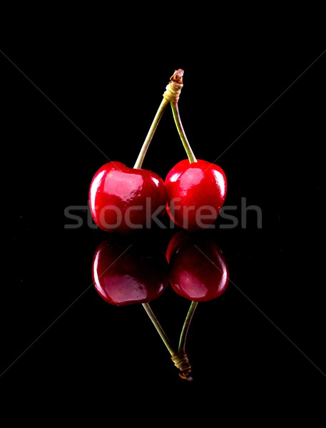 Succulent cherries Stock photo © stokkete