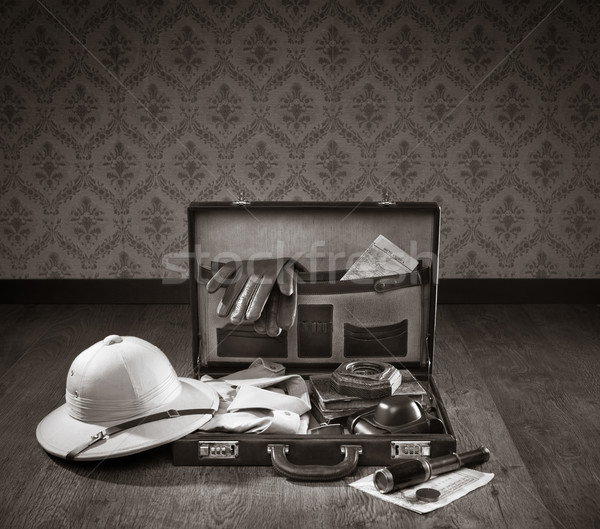 Explorer packing for a travel Stock photo © stokkete