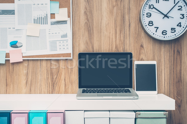 Business workspace Stock photo © stokkete