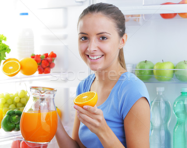 orange juice Stock photo © stokkete