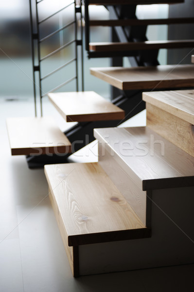 wooden staircase Stock photo © stokkete