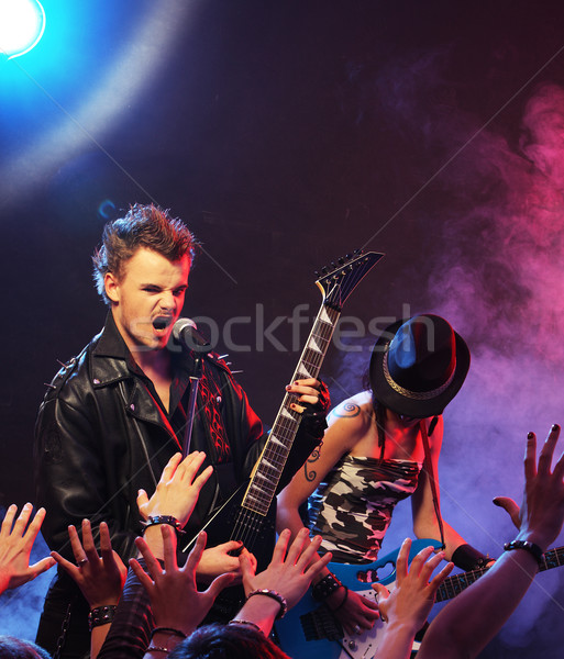 Rock concert Stock photo © stokkete