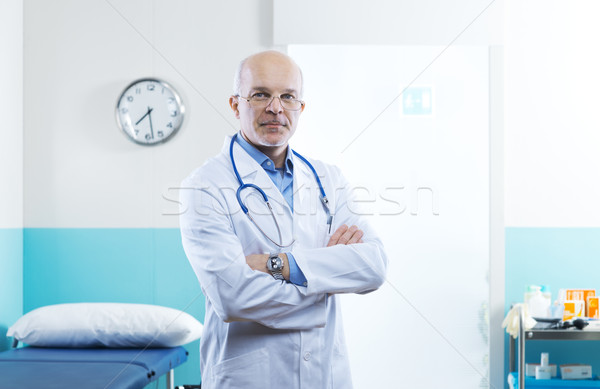Senior doctor portrait Stock photo © stokkete