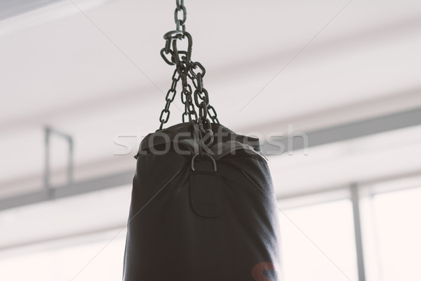 Punching bag at the boxing club Stock photo © stokkete