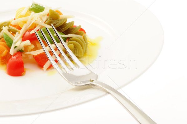Italiano macarrão comida foto meu pasta Foto stock © stokkete