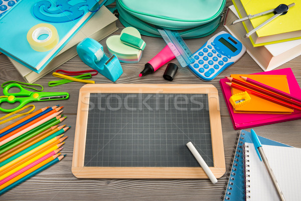Back to school with chalkboard Stock photo © stokkete