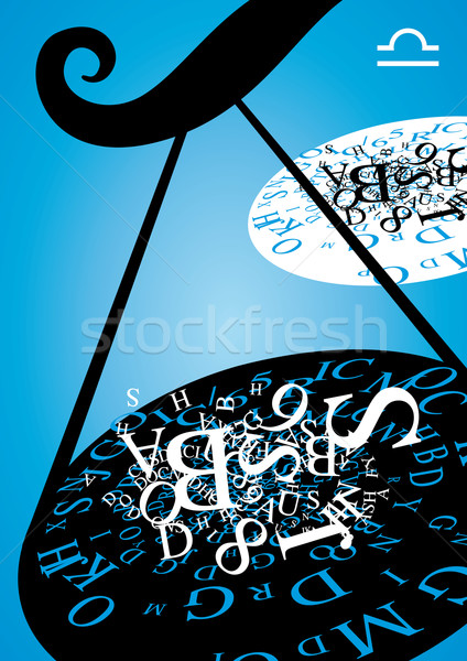 zodiac sign - libra  Stock photo © stokkete