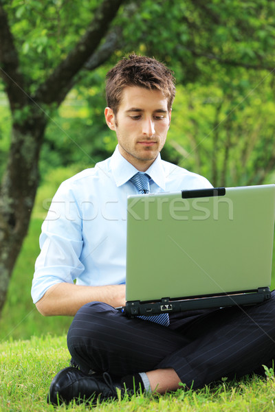 Working outdoors Stock photo © stokkete