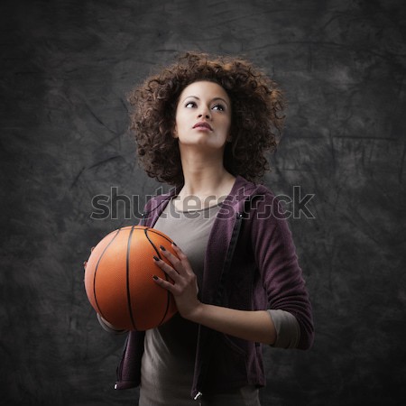 Female basketball player Stock photo © stokkete