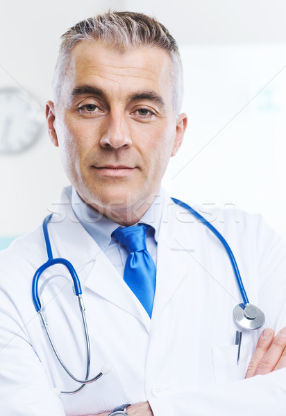 Friendly doctor at the hospital Stock photo © stokkete