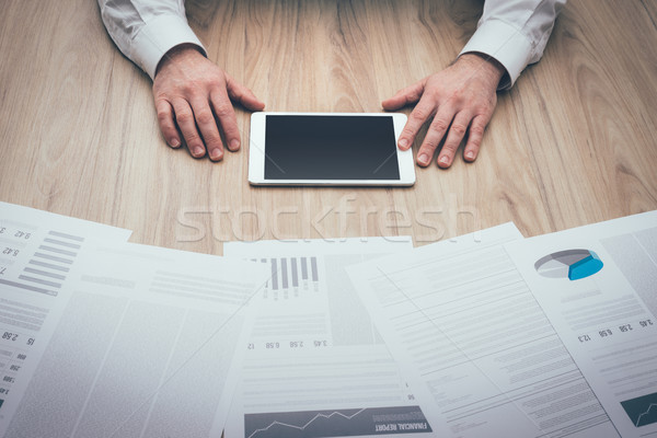 Manager at desk Stock photo © stokkete