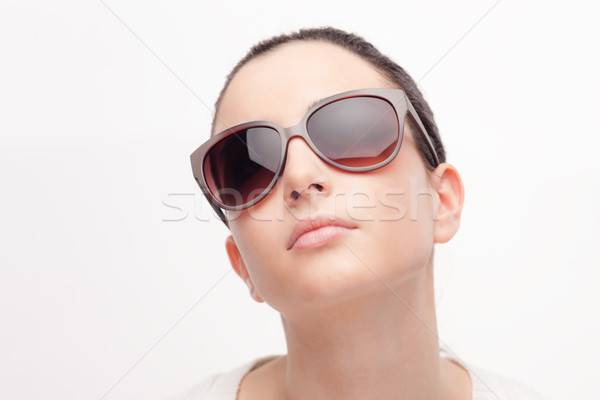 Young fashion model with sunglasses Stock photo © stokkete