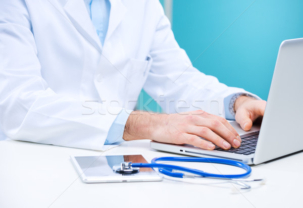 Doctor's desk Stock photo © stokkete