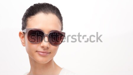 Young fashion model with sunglasses Stock photo © stokkete