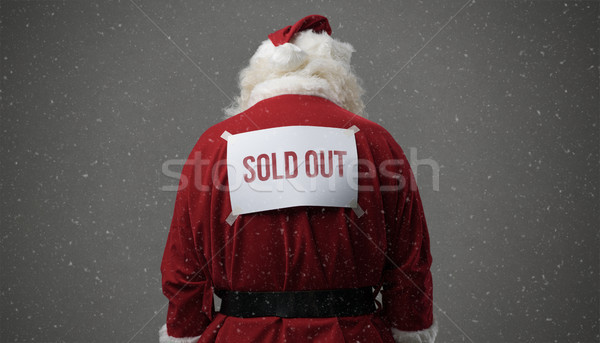 Sold out Santa Stock photo © stokkete