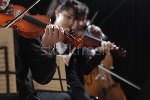Musique classique concert symphonie musique violoniste main [[stock_photo]] © stokkete