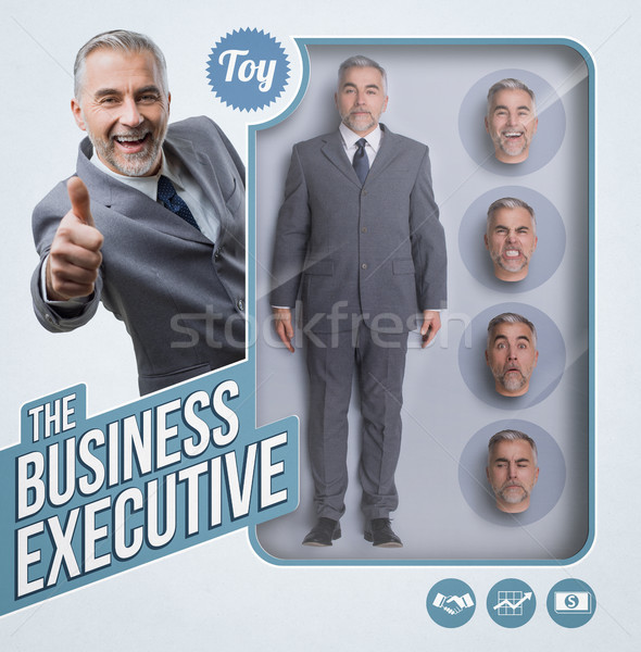 The business executive lifelike doll Stock photo © stokkete