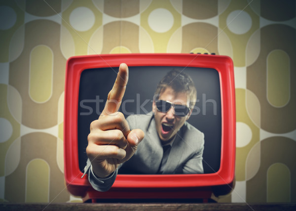 Trash Tv Stock photo © stokkete