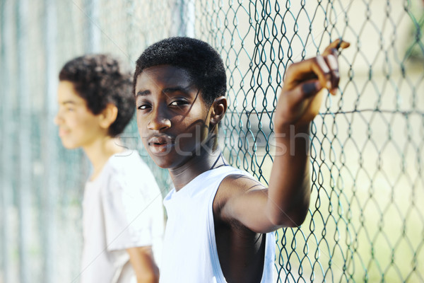  African boys Stock photo © stokkete