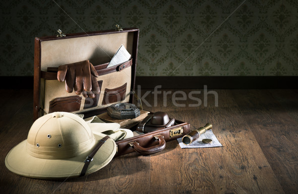 Explorer packing for a travel Stock photo © stokkete