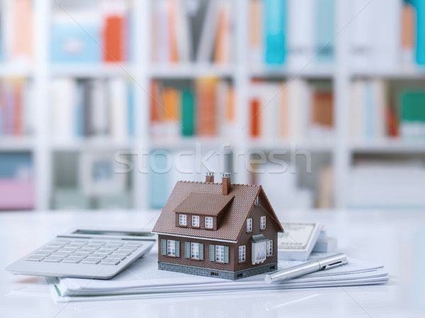 [[stock_photo]]: Immobilier · prêt · à · domicile · modèle · maison · simulateur · trésorerie