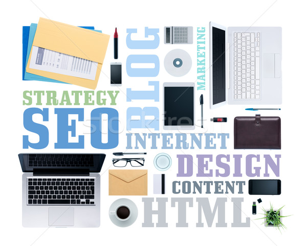 Seo and copywriting concepts Stock photo © stokkete