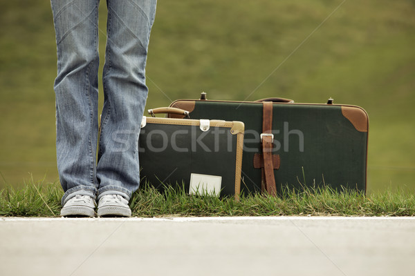 Hitchhiker Stock photo © stokkete