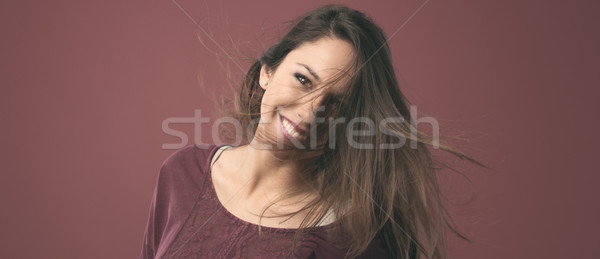 Beautiful girl portrait Stock photo © stokkete