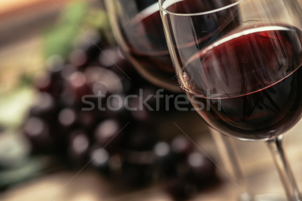 Rotwein Verkostung italienisch Wein Kultur Weinglas Stock foto © stokkete