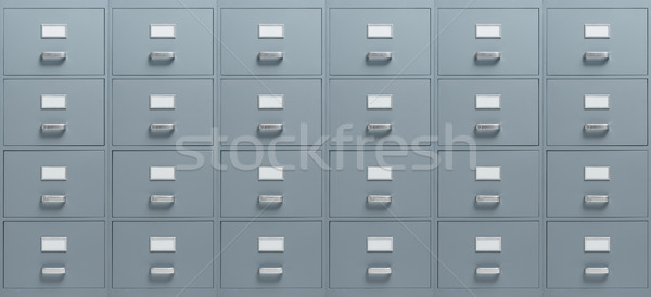 Filing cabinets Stock photo © stokkete