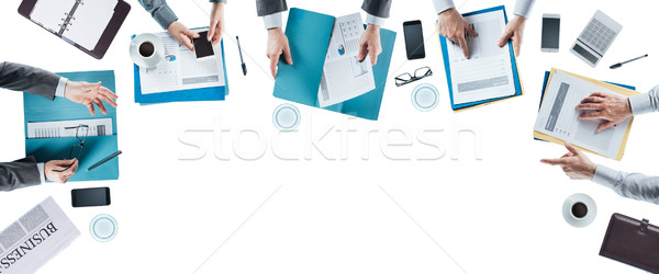 Business team meeting Stock photo © stokkete