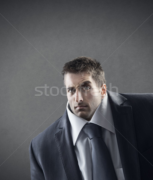 Stock photo: Confused businessman
