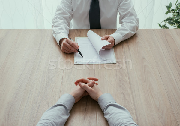 Job interview Stock photo © stokkete