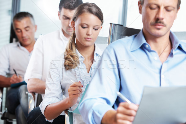 Seminário negócio colegas homens pessoas de negócios Foto stock © stokkete