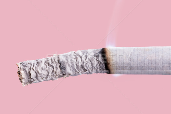 Cigarette burning close up Stock photo © stokkete