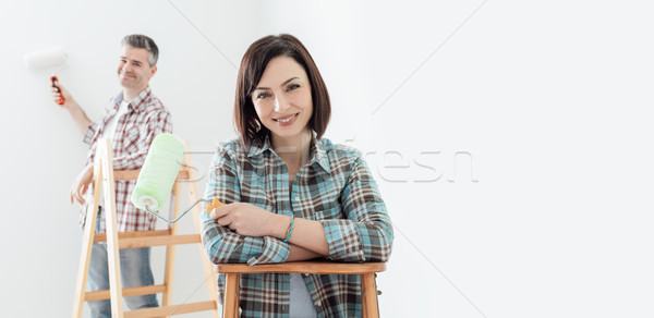 Stock photo: Home renovation and decoration
