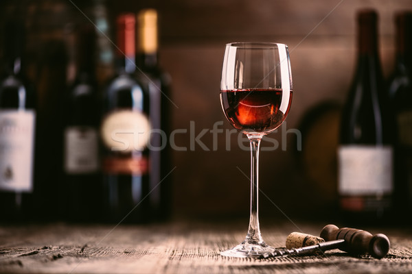 şarap tadımı deneyim rustik bodrum Stok fotoğraf © stokkete